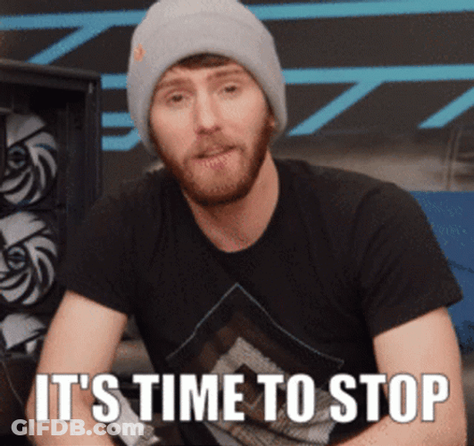 Time To Stop Talk To The Hand GIF