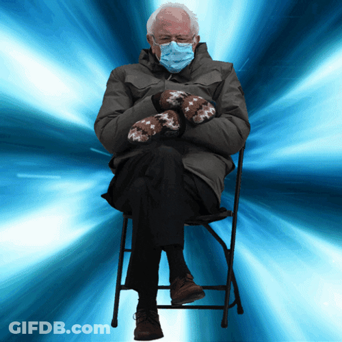 Time Travel Bernie Sanders Meme GIF