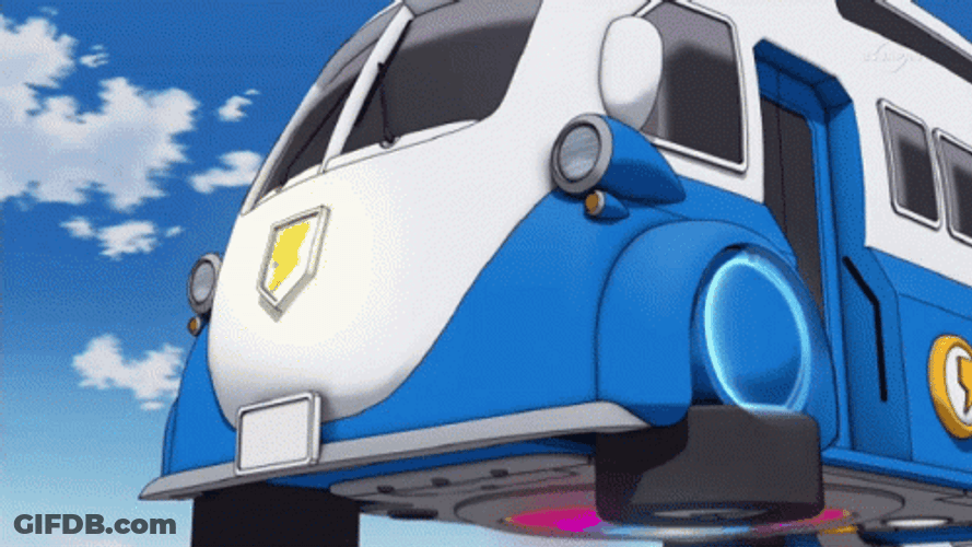 Time Travel Inazuma TM Caravan Transform GIF