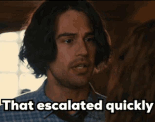 Time Traveler Henry De Tamble That Escalated Quickly GIF
