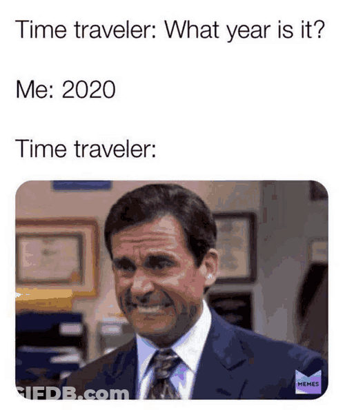 Time Traveler Meme GIF