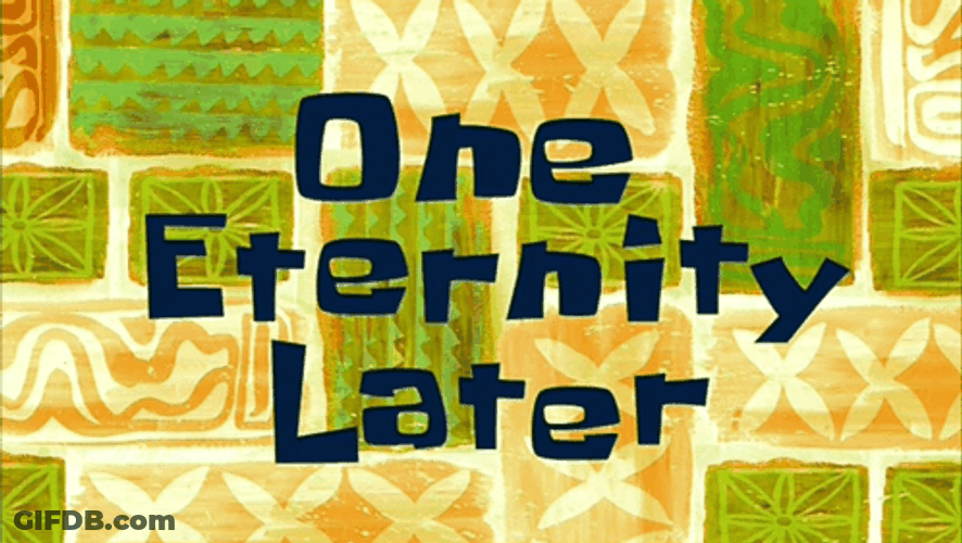Timecard One Eternity Later GIF
