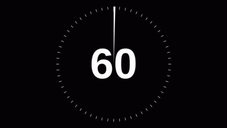 Timer Countdown Minute GIF