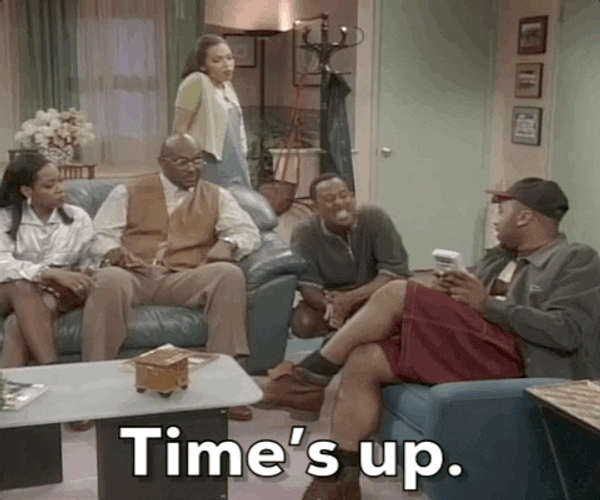 Times Up Family Rumble GIF