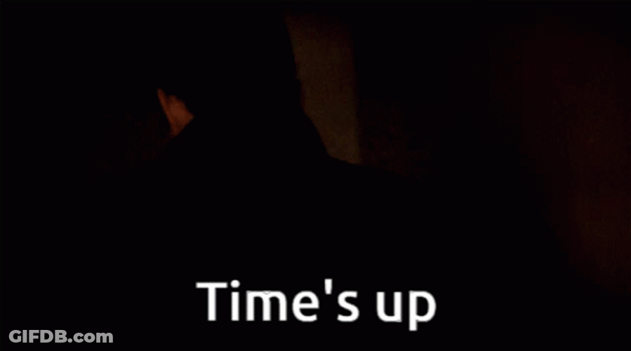 Times Up John Reese GIF