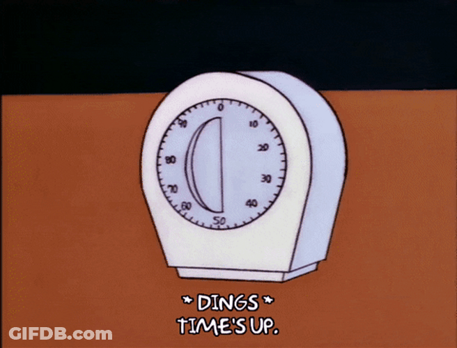 Times Up Judge GIF