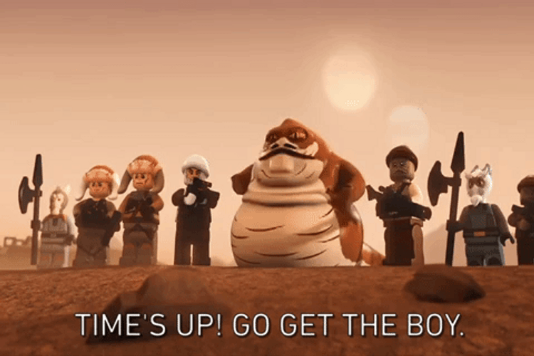 Times Up Lego GIF