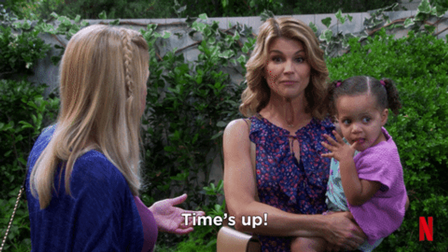 Times Up Lori Loughlin GIF