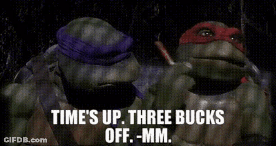 Times Up Ninja Turtle GIF