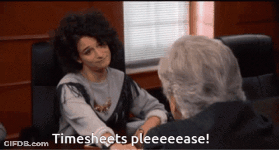 Timesheet Please Mona Lisa Reaching Out GIF