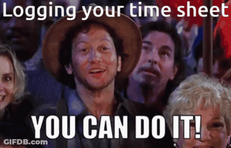 Timesheet Rob Schneider Cheering GIF