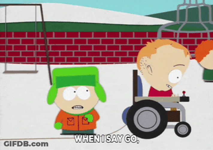 Timmah Timmy Burch Talking To Kyle Broflovski GIF