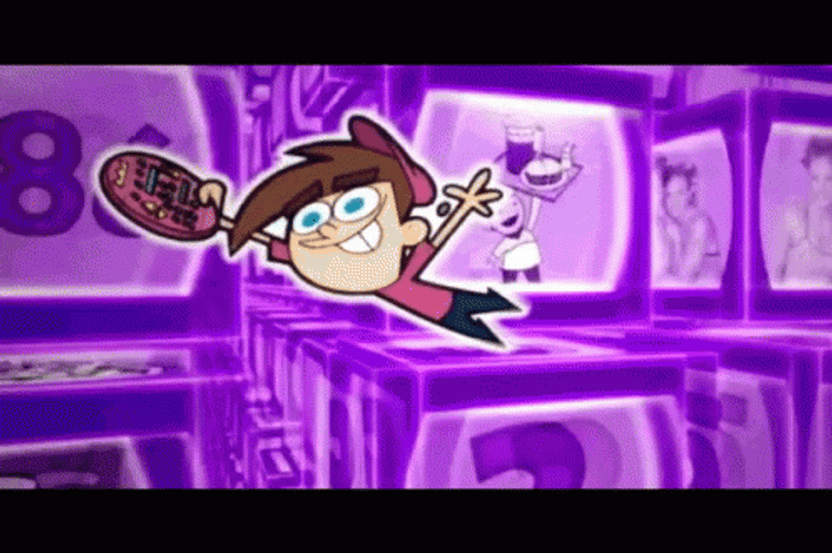 Timmy From The Fairly Oddparents Flying GIF