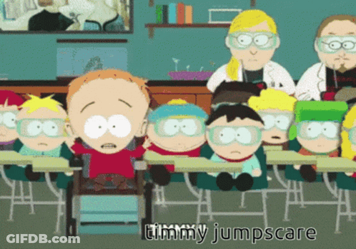 Timmy Running South Park GIF