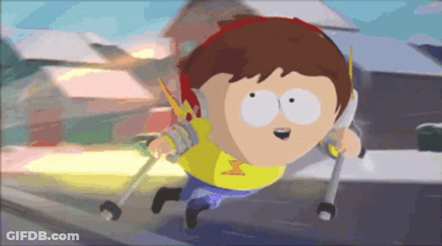 Timmy South Park Flying GIF
