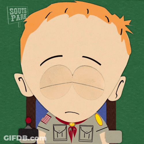 Timmy South Park Look From Left To Right GIF