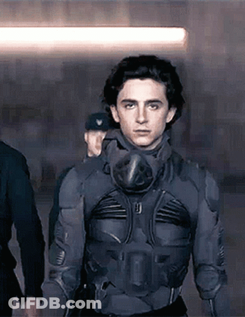 Timothée Chalamet Dune Official Trailer GIF
