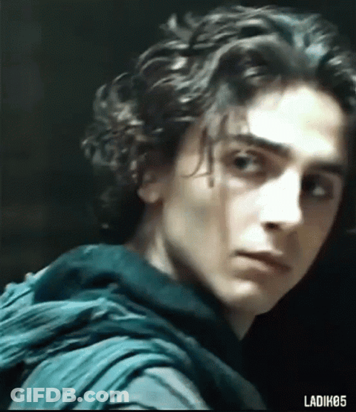Timothée Chalamet Edits GIF