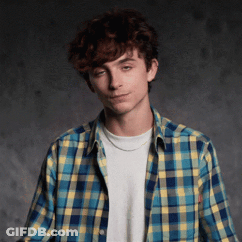 Timothée Chalamet Finger Hearts GIF
