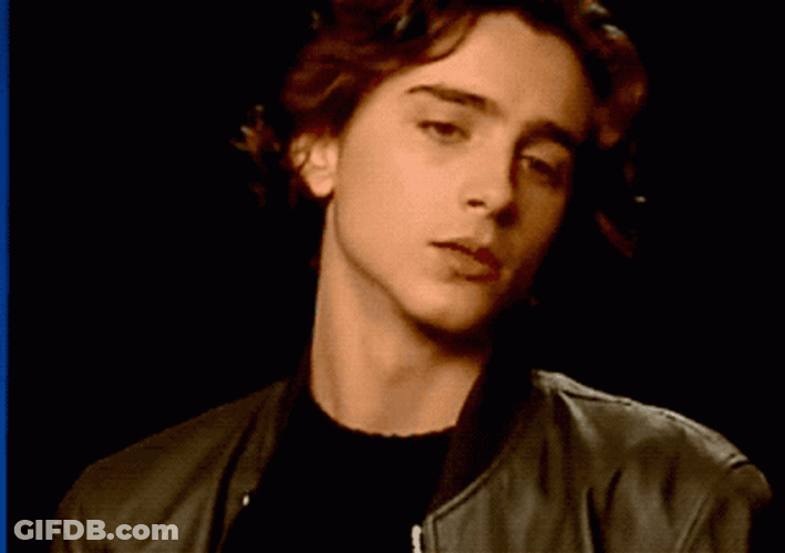 Timothée Chalamet Tired GIF