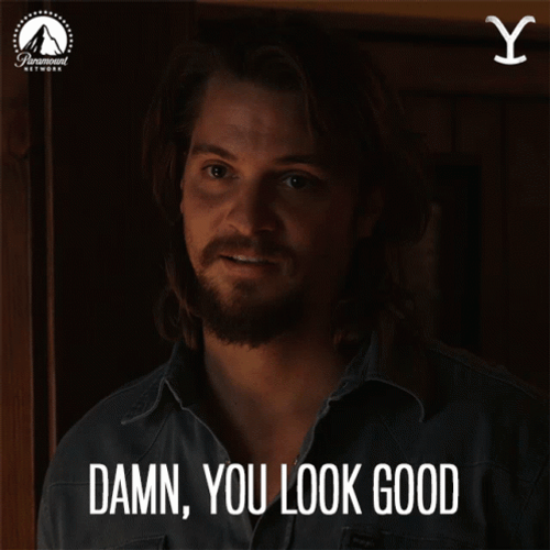 Timothy Grimes Damn You Look Marvelous Good Reaction GIF