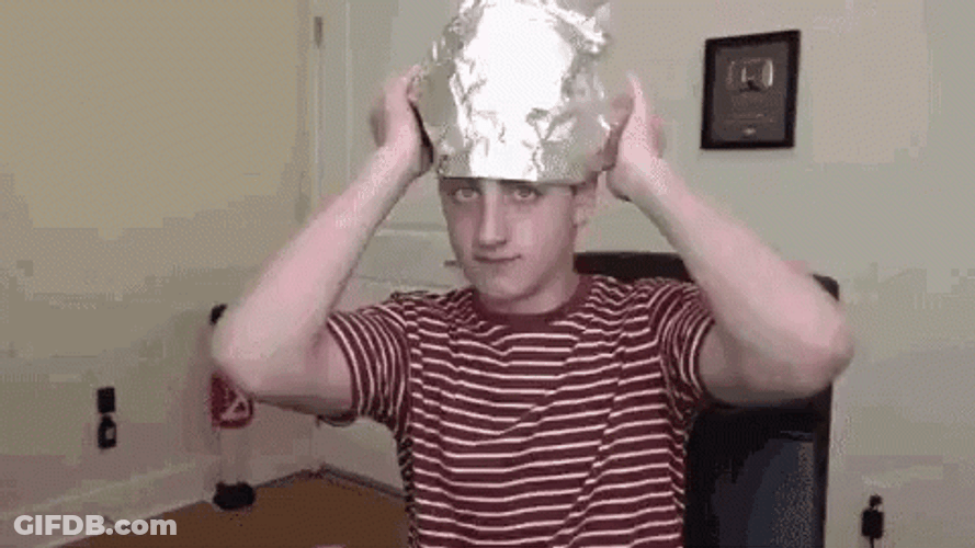 Tin Hat Danny Gonzales Shout GIF
