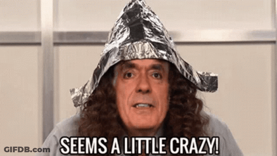Tin Hat Weird Al Yankovic GIF