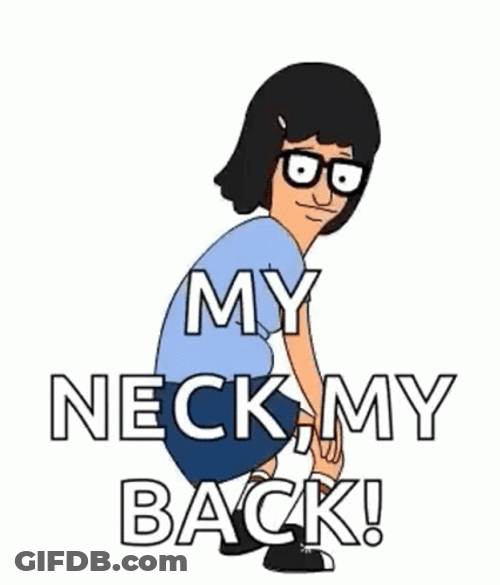 Tina Belcher Back Pain Dance GIF
