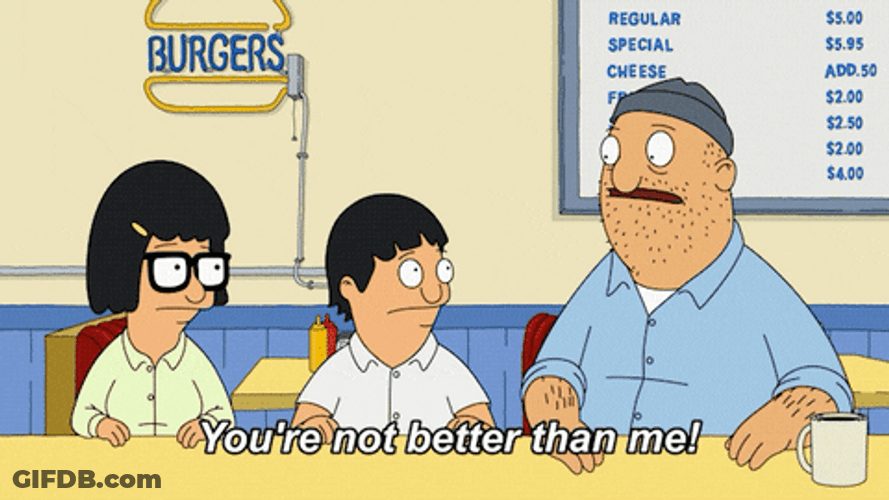 Tina Belcher Better Than Me GIF