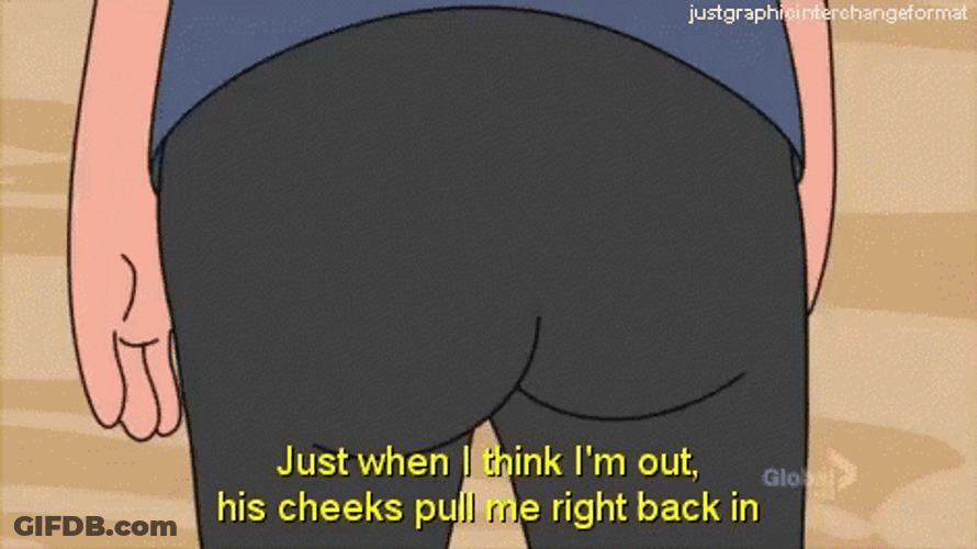 Tina Belcher Butt Stare On Jimmy Pesto Jr GIF