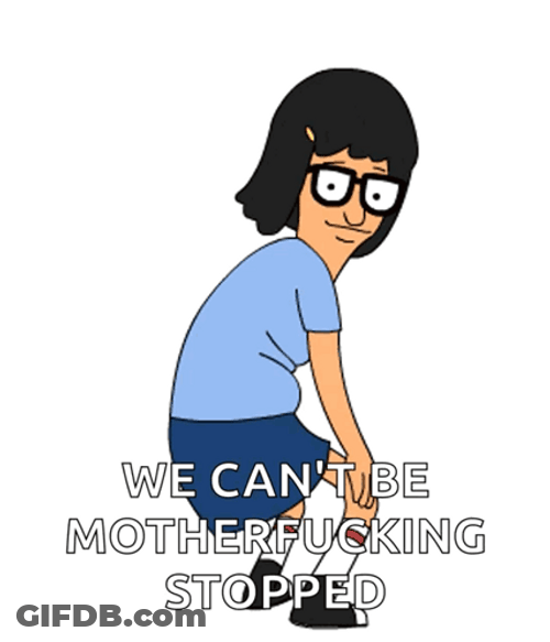 Tina Belcher Can't Stop Dancing GIF