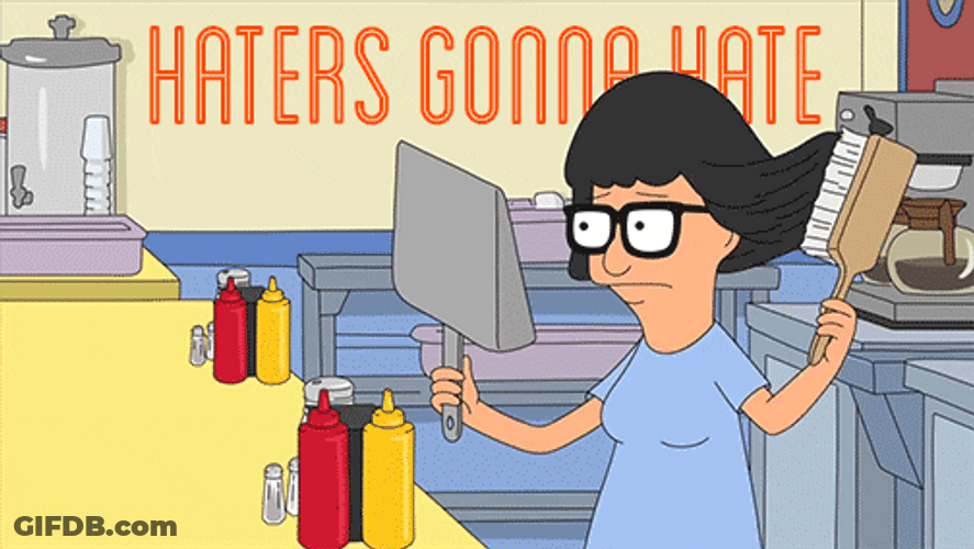 Tina Belcher Combing Her Hair Haters GIF