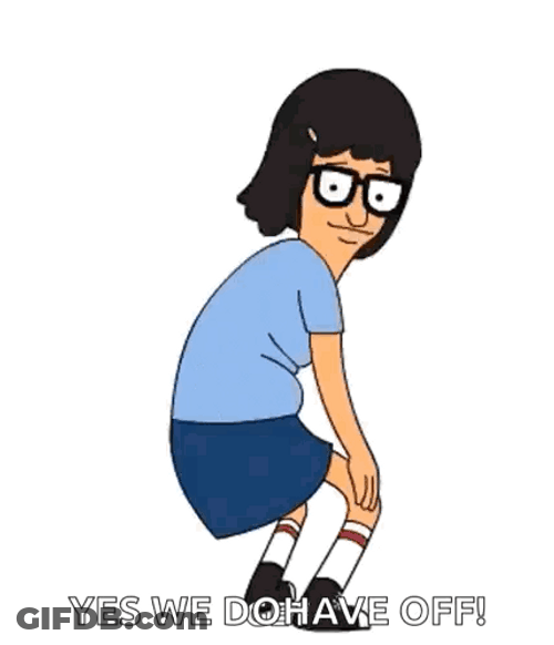 Tina Belcher Dancing For Day Off GIF