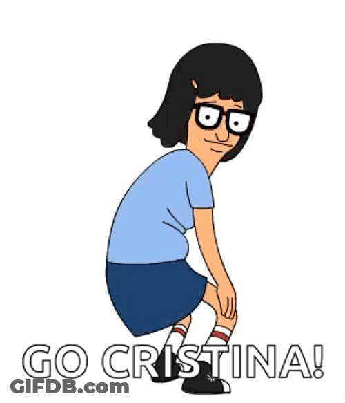 Tina Belcher Dancing Go Cristina GIF