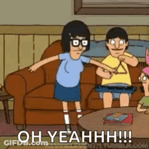 Tina Belcher Dancing Oh Yeah GIF