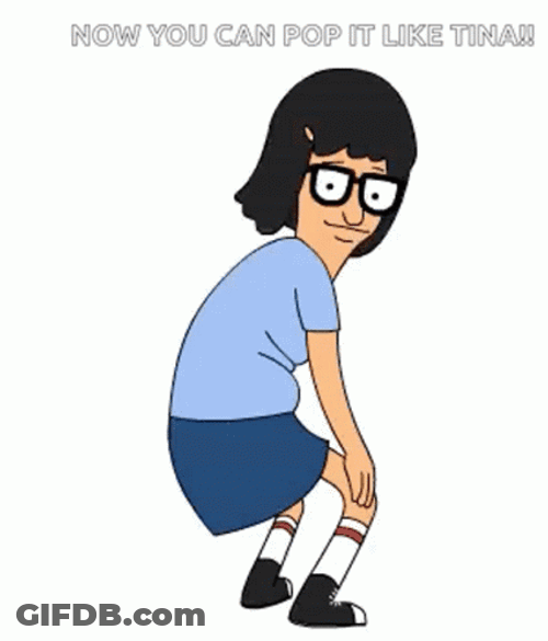 Tina Belcher Dancing Pop It GIF