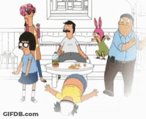 Tina Belcher Dancing With Family GIF
