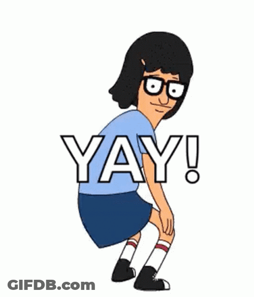 Tina Belcher Dancing Yay GIF