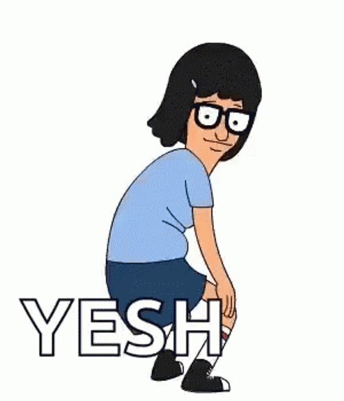 Tina Belcher Dancing Yesh GIF