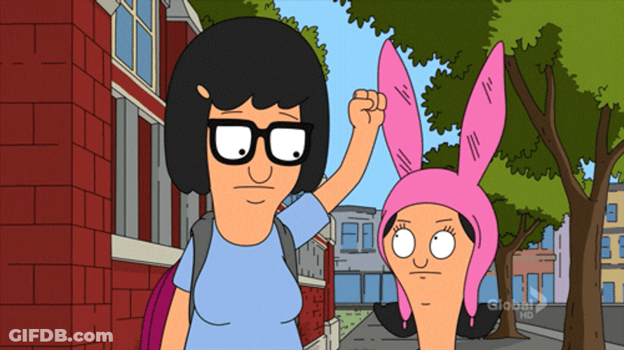 Tina Belcher Hit Louise GIF