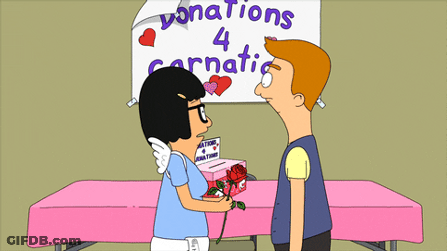 Tina Belcher Jimmy Kiss GIF