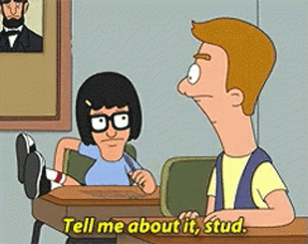 Tina Belcher Jimmy Pesto Jr Talking GIF