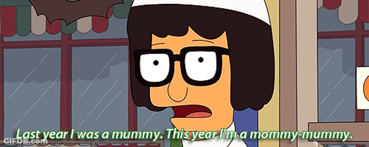 Tina Belcher Mummy GIF