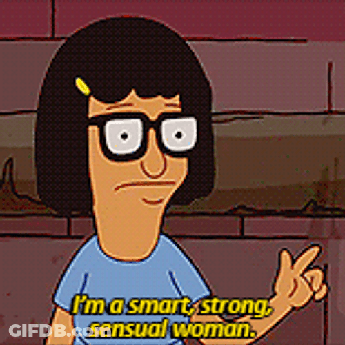 Tina Belcher Smart Woman GIF
