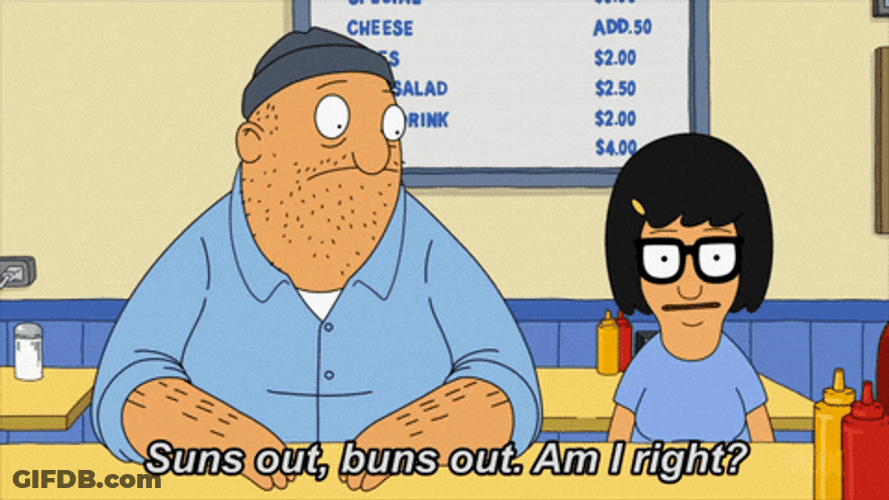 Tina Belcher Suns Out GIF