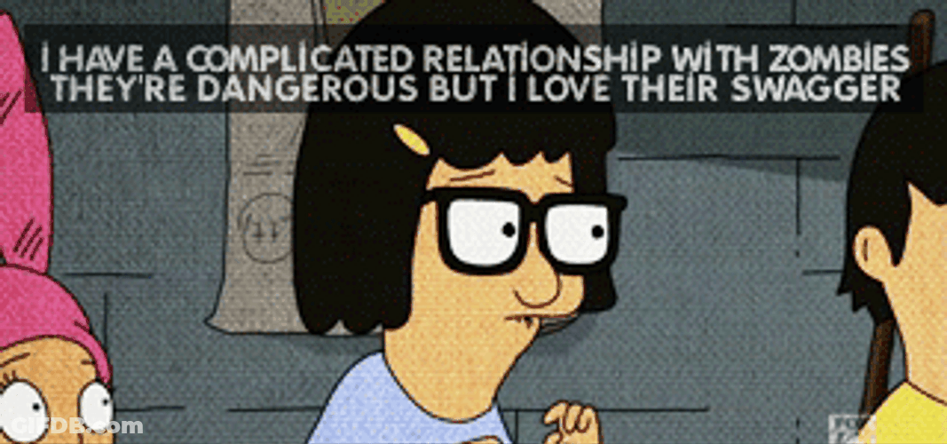 Tina Belcher Zombies GIF