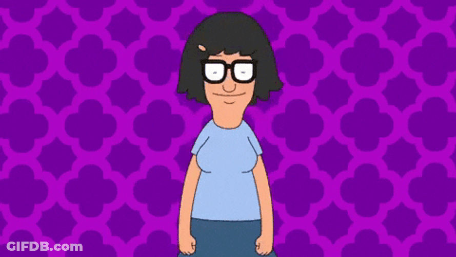 Tina Bobs Burger Happy Leaping GIF