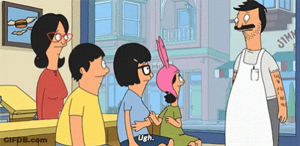 Tina Bobs Burgers Tired Ugh GIF