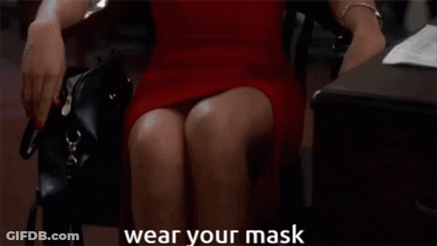 Tina Carlyle Wear Your Mask GIF