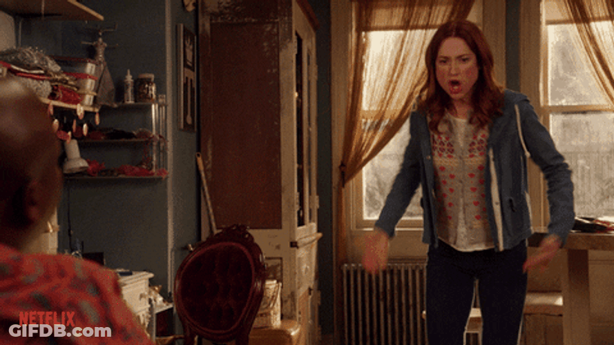 Tina Fey Karate Chop GIF